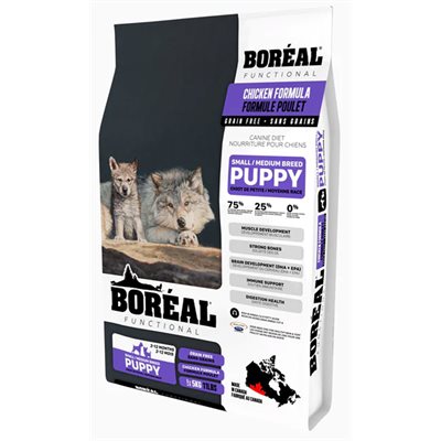 BOREAL MOULÉE CHIOT PETIT / MOY POULET - 10 KG