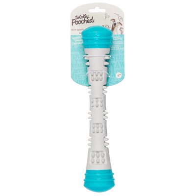 MESSY MUTTS CHEW N' SQUEAK - BÂTON 12" BLEU