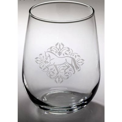 VERRE VIN - DRESSAGE - 17 OZ