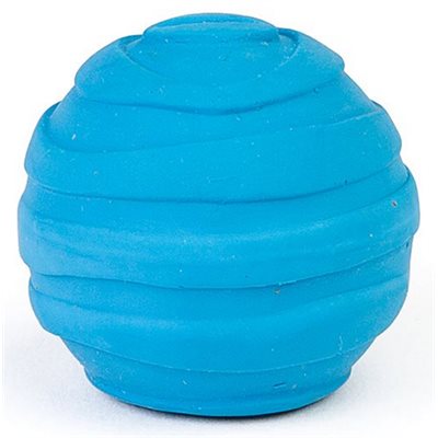 BUD'Z JOUET CHIEN LATEX MINI BALLE 1.9" - BLEU